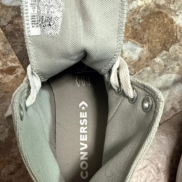 Converse women’s Move High-Top Sneakers in sage and White size 7 - Picture 6 of 7